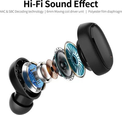 Obrázek produktu pro Bezdrátová sluchátka BT 5.3 do uší Sportovní sluchátka do uší Lehká sluchátka pro Android HiFi Stereo zvuk