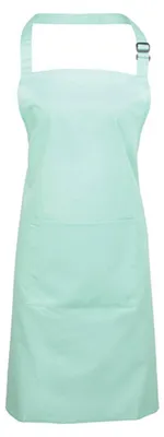 Produktbild von Premier Workwear PR154 | Colours Bib Apron With Pocket - 72 x 86 cm - Waschbar bis 60 - Farbe: Aqua (ca. Pantone 344) - Größe: 72 x 86 cm
