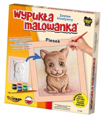 Zdjęcie produktu dla Wypukła Malowanka - Mały Piesek