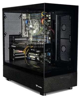 Immagine prodotto di Broonbee PC da gioco Xeon v4 Amazon Thermaltake View Black 64 GB - 1 TB NVMe Nvidia GeForce RTX 5070 Raffreddamento ad aria senza RGB