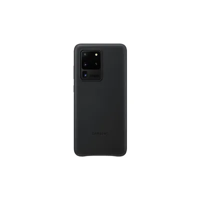 Produktbild von Samsung Galaxy S20 Ultra Hülle - Echtleder - Samsung Backcover - Schwarz