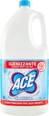 Produktbild von ACE Klassische – Bleichmittel, Haus und Wäsche, Formula multipulito – 3 Flaschen 3 L [9 L]