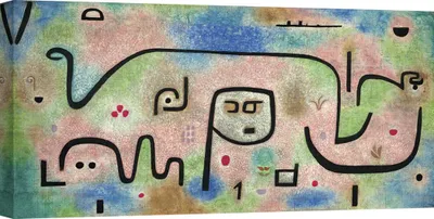 Produktbild von Leinwandbilder – Paul Klee, Insula Dulcamara – 140 x 70 cm