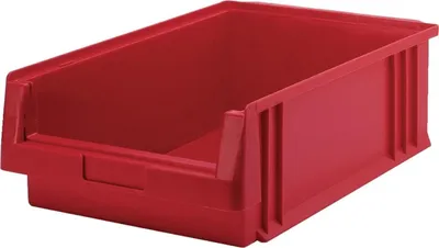 Produktbild von LA-KA-PE Sichtlagerkasten PLK 3a B150xT290xH125 mm rot