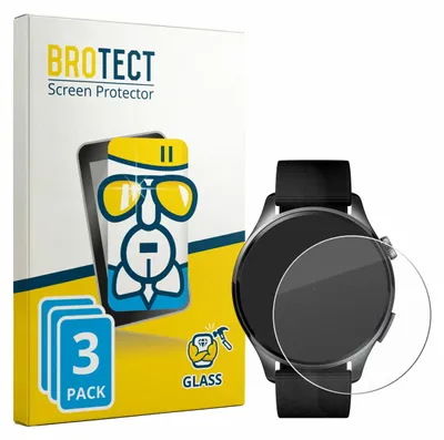 Produktbild von 3x BROTECT Schutzglas für Xiaomi Watch 5 (47 mm) Displayschutz 9H Glas klar transparent