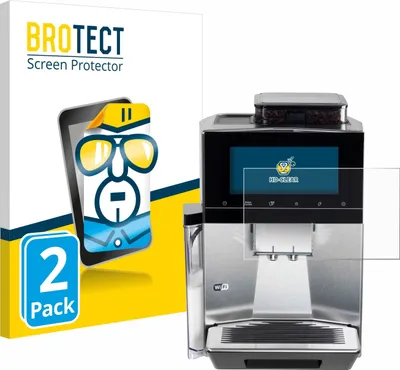 Produktbild von 2x Für Siemens EQ900 TQ903D03 Schutzfolie BROTECT Displayschutz Display Schutz Folie Klar Transparent