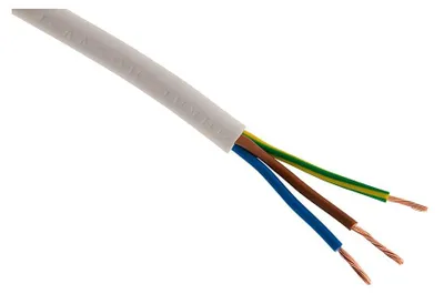 Image de Zenitech - Câble d'alimentation électrique H05VV-F 3G1.5mm² - Pour appareils ménagers - Flexible