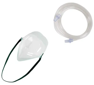 Image de Masque respiratoire à oxygène adulte