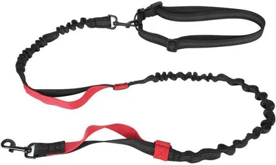 Produktbild von Hundeleine mit verstellbarem Design - Bungee Hundeleine mit 360 Grad Drehung - 2 Handgriffe - Leichtgewichtsverschluss - Sicherheitsabstand
