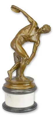 Productafbeelding van A Bronze Sculpture Of The Discobolos Of Myron