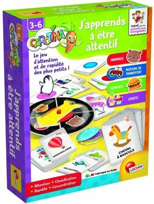 Zdjęcie produktu dla Gra edukacyjna Lisciani Giochi Carotina J'apprends