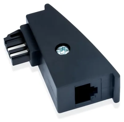 Productafbeelding van TAE RJ45 DSL Adapter – TAE-F stekker op RJ45-aansluiting