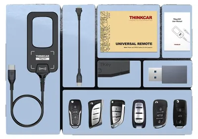Obrázek produktu pro Programátor klíčů od auta, 4 režimy ochrany proti krádeži, připojení Bluetooth, THINKCAR Tkey 101