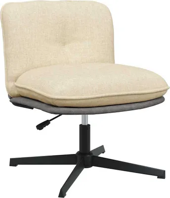 Obrázek produktu pro Otočná kancelářská židle krémová textil