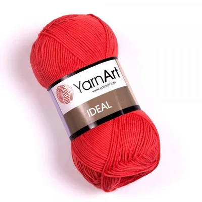 Obrázok produktu pre Yarn Art Ideal 236 Reddish Orange Pletacia priadza