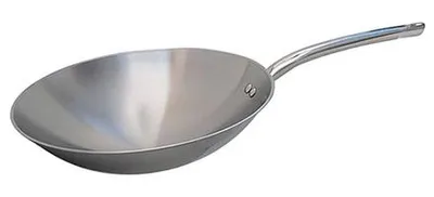 Obrázok produktu pre de Buyer 3122.36, Oválny, Wok/panvica na vysmážanie, Nerezová oceľ, Bez povlaku, Nerezová oceľ, 1,5 mm