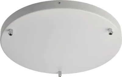 Produktbild von Rosette - Rosette mit mehreren Kabeln aus weißem Eisen, Durchmesser 40, mit 3 Löchern H.3 - Ø40 - BL290-PL3-DM40-BCO
