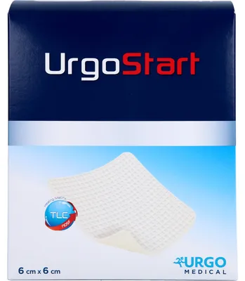 Zdjęcie produktu dla Urgostart 6x6 cm piankowy opatrunek na ranę 10 szt
