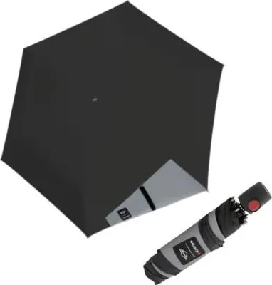 Obrázek produktu pro Knirps Knirps MINI duomatic Reflective black - plně automatický deštník
