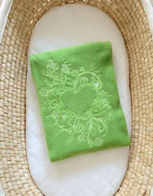 Produktbild von Fleecedecke für Babys - Schickes Hellgrün