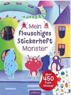 Produktbild von Mein flauschiges Stickerheft - Monster