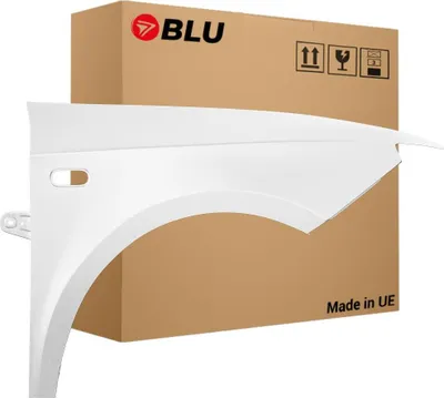 Immagine prodotto di BLU Parafango compatibile con Seat Ibiza (6J - IV 4. Generation) LS9R Destra Weiß GletscherWeiss | 2008-2017 | Anteriore | Verniciato | Pronto per il montaggio | Zincato