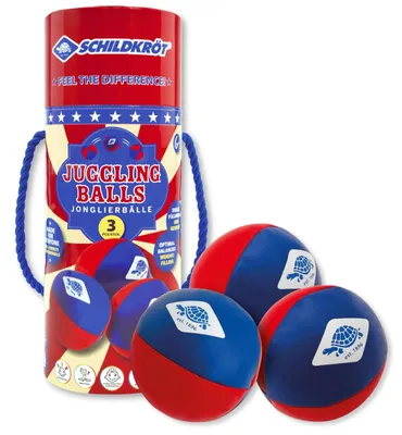 Produktbild von Jonglierbälle Jonglierset Jongliersack - 3 Stück - Durchmesser 6 cm - Gewicht 100 g - Für Anfänger und Fortgeschrittene