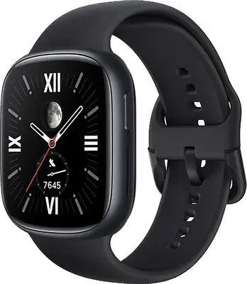 Produktbild von HONOR Watch 4 - Aluminiumlegierung - intelligente Uhr mit Riemen - Silikongummi - Handgelenkgröße: 150-200 mm - Anzeige 4.4 cm (1.75")