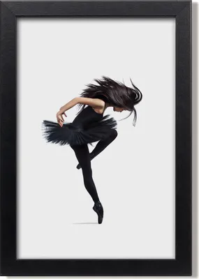 Produktbild von Bild 20x30 MDF-Rahmen, Wandkunst Ballerina