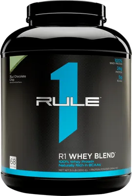 Produktbild von Rule1 R1 Whey Protein (5lbs) Mint Chocolate Chip - Eiweiße - Molkenprotein-Mischung