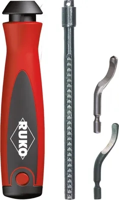 Produktbild von RUKO 107003, Schwarz, Rot, Hochgeschwindigkeitsstahl (HSS), Mehrschichtiges Rohr, Schwarz, Rot, 163 g