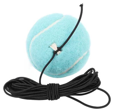 Produktbild von Tennis-Trainingsball mit Saiten-Trainerbällen, Selbstübungs-Sportgerät für Outdoor-Aktivitäten, Blau