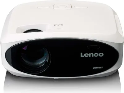 Produktbild von Lenco LPJ-900WH - Full HD Beamer Hell und scharf mit 250 Lumen, 510cm Projektion - Weiß