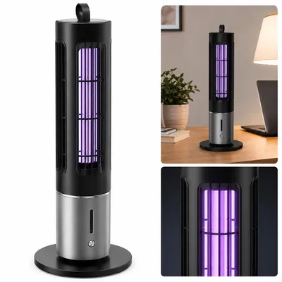 Produktbild von Outdoor-Mückenlampe mit LED,wiederaufladbarer Insektenvernichter,für Innen- und Außenbereich,elektrischer Schlag-Fliegenfänger,für Garten,Camping u. a