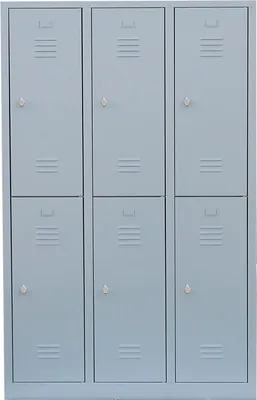 Produktbild von 6 Fächer-Spindschrank Spind Kleiderspind extra breit Wertfachschrank 523230