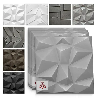 Immagine prodotto di Pannelli murali 3D - Pannelli decorativi per pareti e soffitti (12 pezzi)