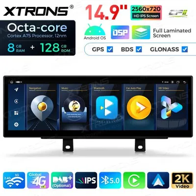 Produktbild von Xtrons 14,9 Zoll Android Autoradio Multimedia Player BMW 3/4 Series M3 M4 NBT