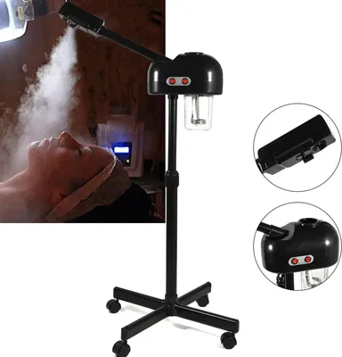 Immagine prodotto di Vaporizzatore facciale - Vapozon con ozono - 800 W - Vapore freddo - Professionale - Per centri estetici