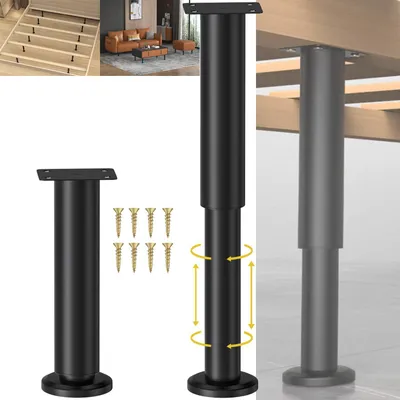 Produktbild von 2 Möbelbeine, verstellbare Möbelfüße, 18-33 cm