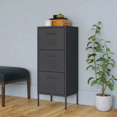 Produktbild von "im " Lagerschrank Anthrazit 42,5x35x101,5 cm Stahl - Kommoden CC13309