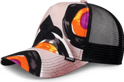 Produktbild von DJINNS Trucker Cap HFT Paintdots black/orange/purple