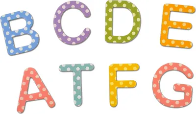 Produktbild von Alphabet aus Pappe, 40 Stück, bunt sortiert