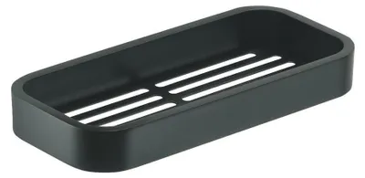 Image de Sapho Gedy Smart - Tablette de douche 241x30x111 mm, noir mat 321814