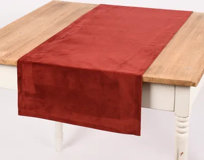 Produktbild von Magma Tischläufer Samt uni weinrot 40x145cm
