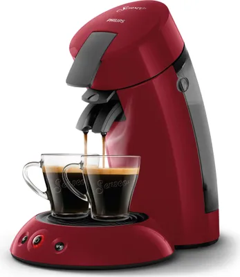Produktbild von Philips Senseo® Orginal Kaffee Pad Maschine mit Crema Plus und Kaffee Boost Technologie, Rot (HD6553/80)