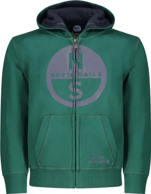 Produktbild von Grüne Kinderjacke mit Reißverschluss - Nachhaltige Outdoor-Mode