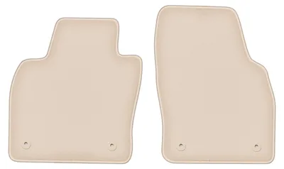 Produktbild von DURBAN Beige Velours-Fußmatten vorne für Seat Arona Crossover (2017-)