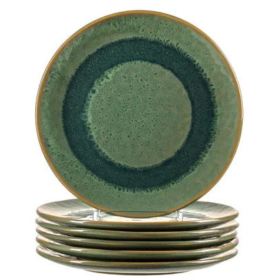 Image de 018539, 018544 Assiette en céramique 23 cm set de 6 Matera Leonardo