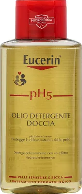 Productafbeelding van Eucerin 4005800631214, Douchegel, 200 ml, voor volwassenen, uniseks, voor het lichaam, geschikt voor droge huid, geschikt voor gevoelige huid
