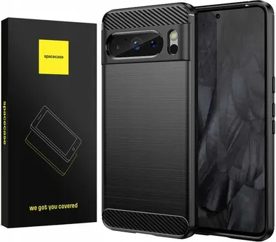 Zdjęcie produktu dla Etui ochronne SPACECASE Carbon do Google Pixel 8 Pro black